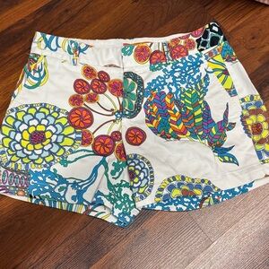 Banana Republic Trina Turk Printed Shorts Petite Size 2